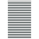 Vidaxl zebra rolgordijn 140x230 cm stofbreedte 135,9 cm donkergrijs