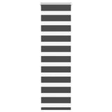Vidaxl zebra rolgordijn 45x100 cm stofbreedte 40,9 cm zwart