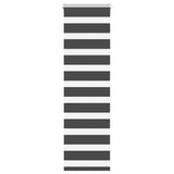 Vidaxl zebra rolgordijn 50x100 cm stofbreedte 45,9cm zwart