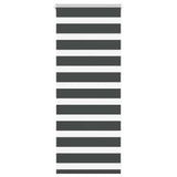 Vidaxl zebra rolgordijn 60x100 cm stofbreedte zwart 55,9 cm