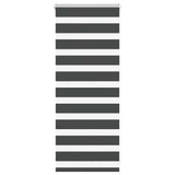 Vidaxl zebra rolgordijn 65x100 cm stofbreedte 60,9 cm zwart