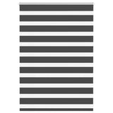 Vidaxl zebra rolgordijn 95x100 cm stofbreedte 90,9 cm zwart