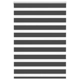 Vidaxl zebra rolgordijn 105x100 cm stofbreedte 100,9 cm zwart