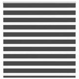 Vidaxl zebra rolgordijn 140x100 cm stofbreedte 135,9 cm zwart