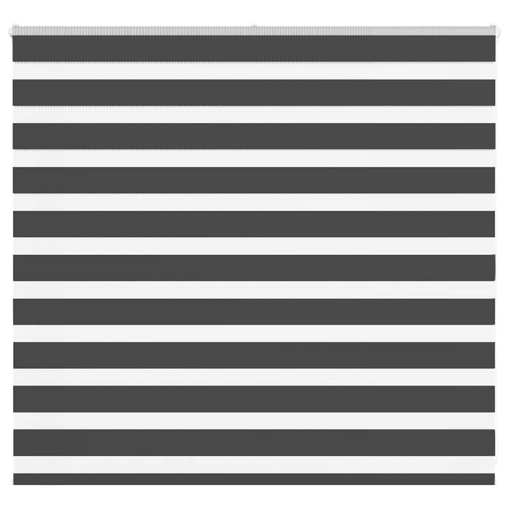 Vidaxl zebra rolgordijn 155x100 cm stofbreedte 150,9 cm zwart