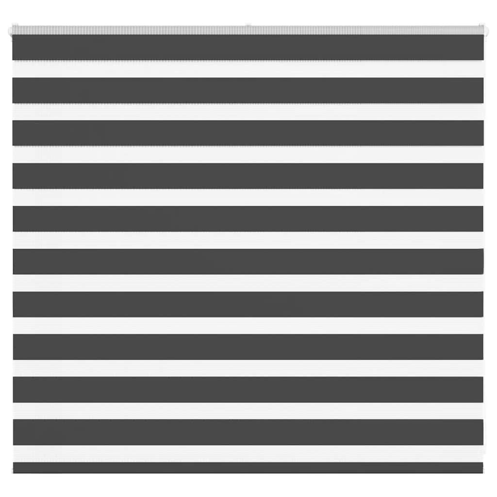 Vidaxl zebra rolgordijn 165x100 cm stofbreedte 160,9 cm zwart