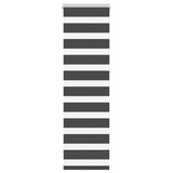 Vidaxl zebra rolgordijn 45x150 cm stofbreedte 40,9 cm zwart