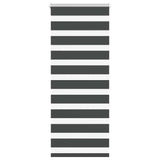 Vidaxl zebra rolgordijn 55x150 cm stofbreedte 50,9 cm zwart