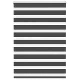 Vidaxl zebra rolgordijn 110x150 cm stofbreedte 105,9 cm zwart