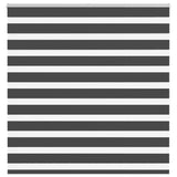 Vidaxl zebra rolgordijn 140x150 cm stofbreedte 135,9 cm zwart