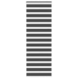 Vidaxl zebra rolgordijn 85x200 cm stofbreedte 80,9 cm zwart