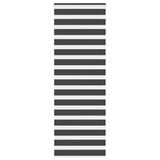 Vidaxl zebra rolgordijn 90x200 cm stofbreedte 85,9 cm zwart