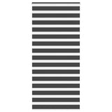 Vidaxl zebra rolgordijn 110x200 cm stofbreedte 105,9 cm zwart