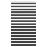 Vidaxl zebra rolgordijn 135x200 cm stofbreedte 130,9 cm zwart