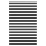 Vidaxl zebra rolgordijn 145x200 cm stofbreedte 140,9 cm zwart