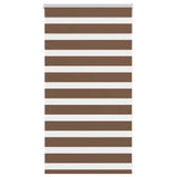 Vidaxl zebra rolgordijn 80x100 cm stofbreedte 75,9 cm polyester bruin