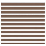 Vidaxl zebra rolgordijn 165x100 cm stofbreedte 160,9cm polyester bruin