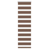 Vidaxl zebra rolgordijn 40x150 cm stofbreedte 35,9 cm polyester bruin