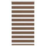 Vidaxl zebra rolgordijn 80x150 cm stofbreedte 75,9 cm polyester bruin