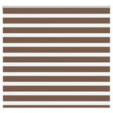 Vidaxl zebra rolgordijn 155x150 cm stofbreedte 150,9cm polyester bruin