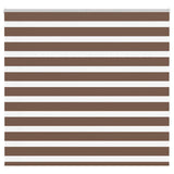 Vidaxl zebra rolgordijn 165x150 cm stofbreedte 160,9cm polyester bruin