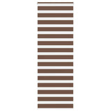 Vidaxl zebra rolgordijn 70x200 cm stofbreedte 65,9 cm polyester bruin