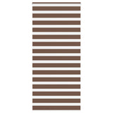 Vidaxl zebra rolgordijn 115x200 cm stofbreedte 110,9cm polyester bruin
