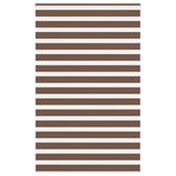 Vidaxl zebra rolgordijn 145x200 cm stofbreedte 140,9cm polyester bruin