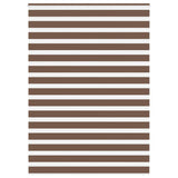Vidaxl zebra rolgordijn 155x200 cm stofbreedte 150,9cm polyester bruin