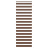 Vidaxl zebra rolgordijn 70x230 cm stofbreedte 65,9 cm polyester bruin