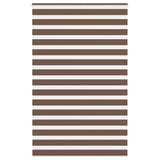 Vidaxl zebra rolgordijn 145x230 cm stofbreedte 140,9cm polyester bruin