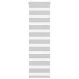 Vidaxl zebra rolgordijn 40x100 cm stofbreedte 35,9 cm lichtgrijs