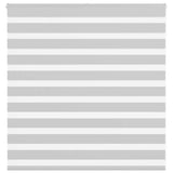 Vidaxl zebra rolgordijn 145x100 cm stofbreedte 140,9 cm lichtgrijs