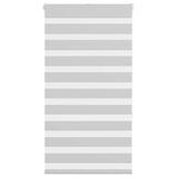 Vidaxl zebra rolgordijn 70x150 cm stofbreedte 65,9 cm lichtgrijs