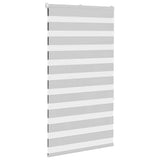 Vidaxl zebra rolgordijn 70x150 cm stofbreedte 65,9 cm lichtgrijs