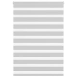 Vidaxl zebra rolgordijn 95x150 cm stofbreedte 90,9 cm lichtgrijs