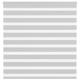 Vidaxl zebra rolgordijn 145x150 cm stofbreedte 140,9 cm lichtgrijs
