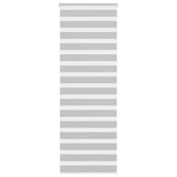 Vidaxl zebra rolgordijn 85x200 cm stofbreedte 80,9 cm lichtgrijs