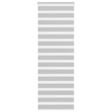 Vidaxl zebra rolgordijn 85x230 cm stofbreedte 80,9 cm lichtgrijs