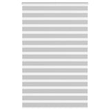 Vidaxl zebra rolgordijn 145x230 cm stofbreedte 140,9 cm lichtgrijs
