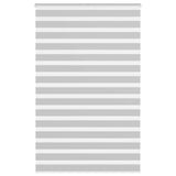 Vidaxl zebra rolgordijn 150x230 cm stofbreedte 145,9 cm lichtgrijs