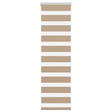 Vidaxl zebra blind 40x150 cm stofbreedte 35,9 cm polyester zandbruin