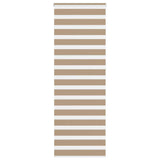 Vidaxl zebra blind 80x230 cm stofbreedte 75,9 cm polyester zandbruin