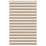 Vidaxl zebra blind 145x230 cm stofbreedte 140,9 cm polyester zandbruin