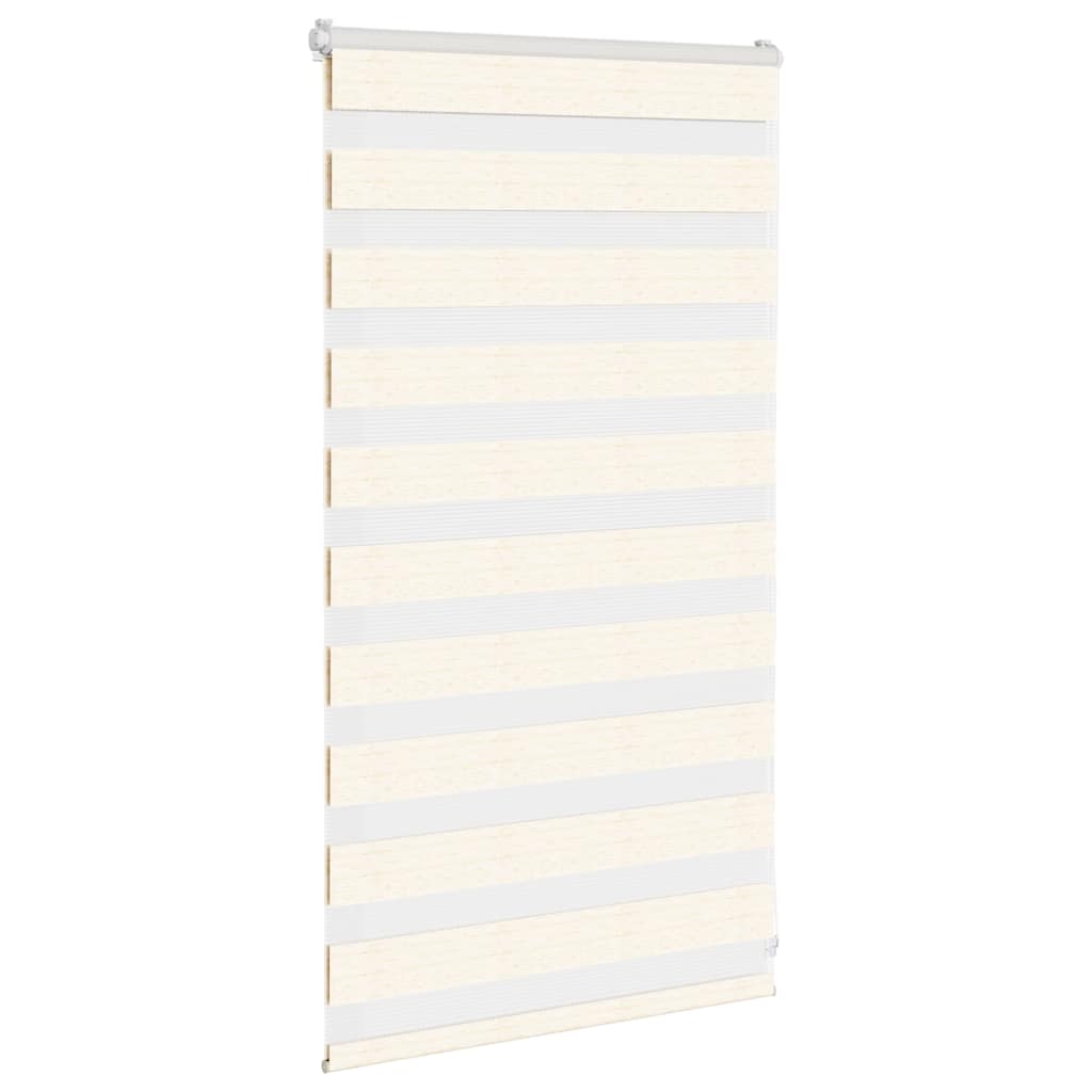 Vidaxl zebra rolgordijn 90x100 cm stofbreedte 85,9 cm marmerbeige