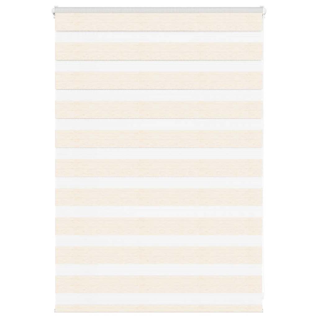 Vidaxl zebra rolgordijn 110x100 cm stofbreedte 105,9 cm marmerbeige