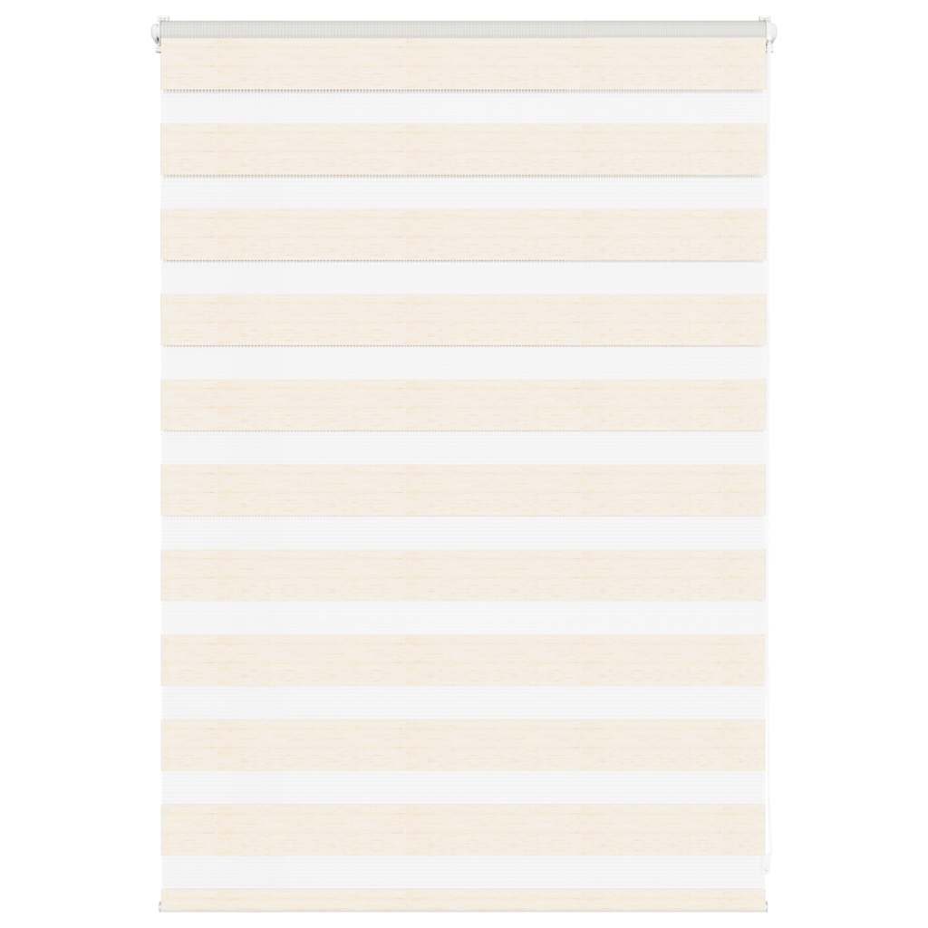 Vidaxl zebra rolgordijn 115x100 cm stofbreedte 110,9 cm marmerbeige