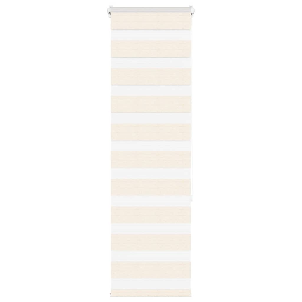 Vidaxl zebra blind 50x150 cm stofbreedte 55,9 cm polyester marmerbeige