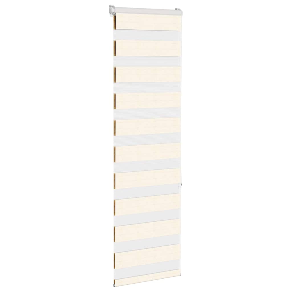 Vidaxl zebra blind 50x150 cm stofbreedte 55,9 cm polyester marmerbeige