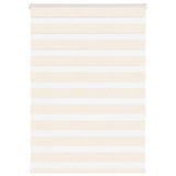 Vidaxl zebra blind 105x150cm stofbreedte 100,9cm polyester marmerbeige